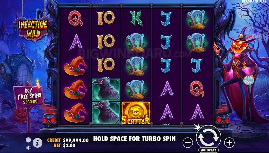 review infective wild slot game
