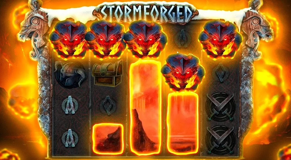 Máquina tragamonedas mítica Stormforged 