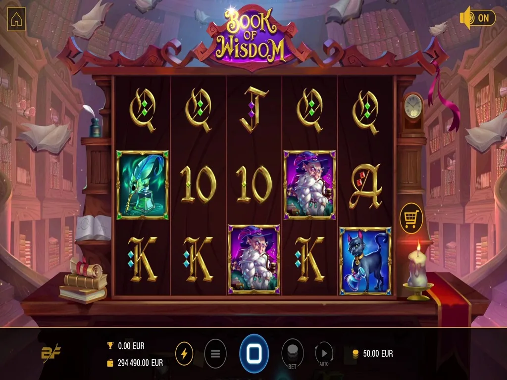 exploring book of wisdom slot magic 