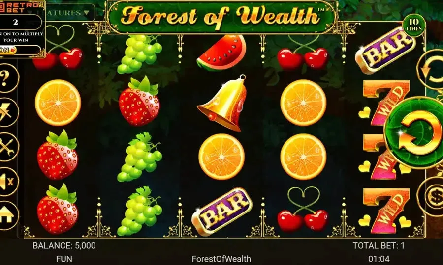 Spielablauf von „Forest of Wealth“